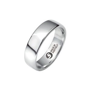 Guaranteed 100% Sheffield Steel. Tiago Jewellery is the home of the Sheffield Steel wedding rings and cufflinks. Sheffield Jewellers, 891-893 Abbeydale Road