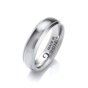 Guaranteed 100% Sheffield Steel. Tiago Jewellery is the home of the Sheffield Steel wedding rings and cufflinks. Sheffield Jewellers, 891-893 Abbeydale Road